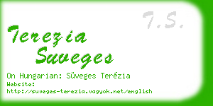terezia suveges business card